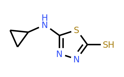 CAS 852400-37-4 | 5-(cyclopropylamino)-1,3,4-thiadiazole-2-thiol