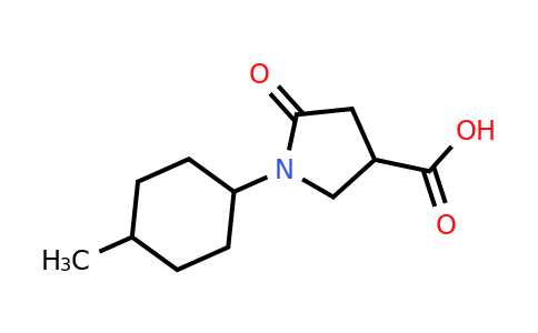 CAS 85263-85-0 | 1-(4-Methylcyclohexyl)-5-oxopyrrolidine-3-carboxylic acid