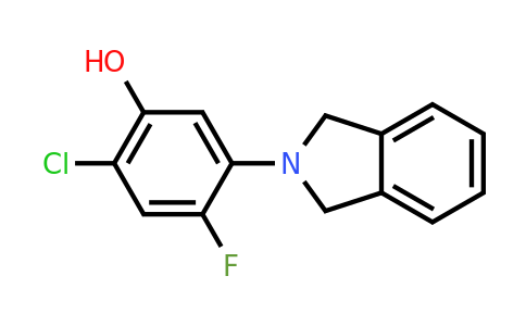 CAS 852690-96-1 | 2-Chloro-4-fluoro-5-(isoindolin-2-yl)phenol