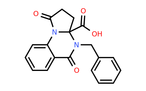 CAS 852706-19-5 | 4-benzyl-1,5-dioxo-1H,2H,3H,3aH,4H,5H-pyrrolo[1,2-a]quinazoline-3a-carboxylic acid