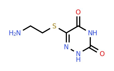 CAS 852706-20-8 | 6-[(2-aminoethyl)sulfanyl]-2,3,4,5-tetrahydro-1,2,4-triazine-3,5-dione