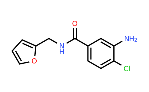 CAS 852839-94-2 | 3-Amino-4-chloro-N-(2-furylmethyl)benzamide