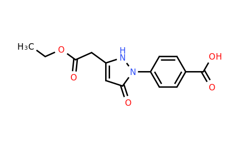 CAS 852851-71-9 | 4-[3-(2-ethoxy-2-oxoethyl)-5-oxo-2,5-dihydro-1H-pyrazol-1-yl]benzoic acid