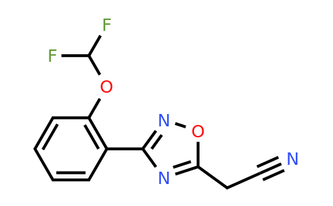 CAS 852851-75-3 | 2-{3-[2-(difluoromethoxy)phenyl]-1,2,4-oxadiazol-5-yl}acetonitrile