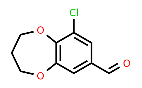CAS 852851-89-9 | 9-chloro-3,4-dihydro-2H-1,5-benzodioxepine-7-carbaldehyde