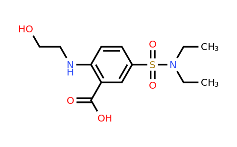 CAS 852851-90-2 | 5-(diethylsulfamoyl)-2-[(2-hydroxyethyl)amino]benzoic acid
