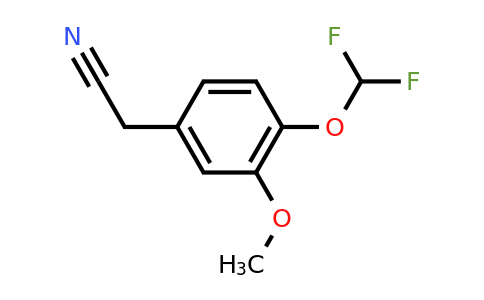 CAS 852851-91-3 | 2-[4-(difluoromethoxy)-3-methoxyphenyl]acetonitrile