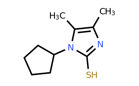 CAS 852916-57-5 | 1-cyclopentyl-4,5-dimethyl-1H-imidazole-2-thiol