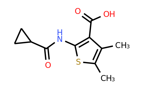 CAS 852933-11-0 | 2-cyclopropaneamido-4,5-dimethylthiophene-3-carboxylic acid