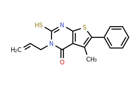 CAS 852933-46-1 | 5-methyl-6-phenyl-3-(prop-2-en-1-yl)-2-sulfanyl-3H,4H-thieno[2,3-d]pyrimidin-4-one