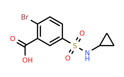 CAS 852933-48-3 | 2-bromo-5-(cyclopropylsulfamoyl)benzoic acid