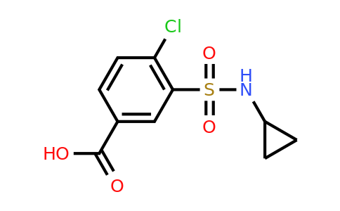 CAS 852933-49-4 | 4-chloro-3-(cyclopropylsulfamoyl)benzoic acid