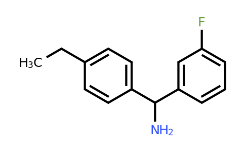 CAS 852934-06-6 | (4-ethylphenyl)(3-fluorophenyl)methanamine