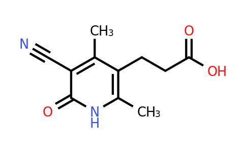 CAS 852940-47-7 | 3-(5-cyano-2,4-dimethyl-6-oxo-1,6-dihydropyridin-3-yl)propanoic acid
