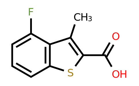 CAS 852940-49-9 | 4-Fluoro-3-methylbenzo[b]thiophene-2-carboxylic acid