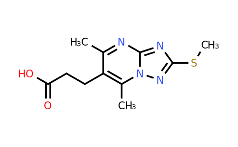 CAS 852940-50-2 | 3-[5,7-dimethyl-2-(methylsulfanyl)-[1,2,4]triazolo[1,5-a]pyrimidin-6-yl]propanoic acid
