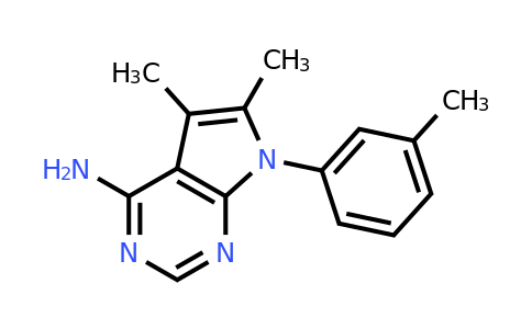 CAS 852940-52-4 | 5,6-dimethyl-7-(3-methylphenyl)-7H-pyrrolo[2,3-d]pyrimidin-4-amine