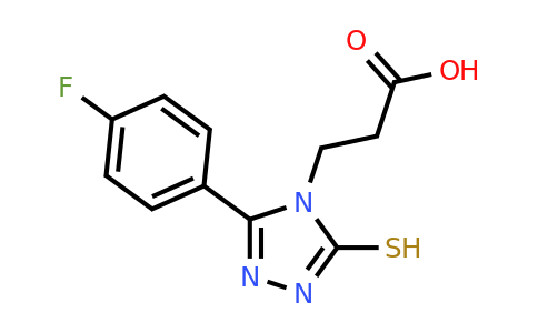 CAS 852940-54-6 | 3-[3-(4-fluorophenyl)-5-sulfanyl-4H-1,2,4-triazol-4-yl]propanoic acid