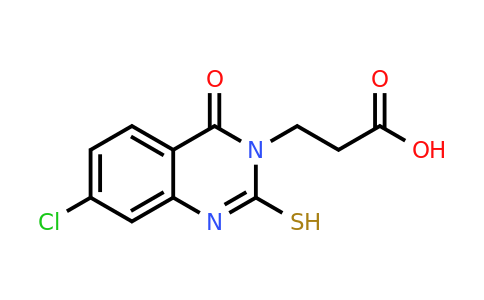 CAS 852940-56-8 | 3-(7-chloro-4-oxo-2-sulfanyl-3,4-dihydroquinazolin-3-yl)propanoic acid