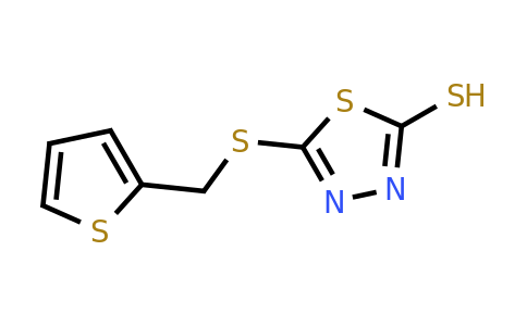 5-{[(thiophen-2-yl)methyl]sulfanyl}-1,3,4-thiadiazole-2-thiol