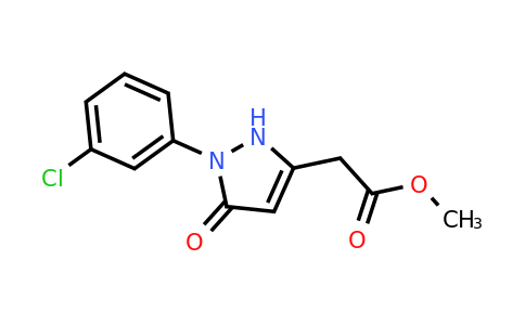 CAS 852956-37-7 | methyl 2-[1-(3-chlorophenyl)-5-oxo-2,5-dihydro-1H-pyrazol-3-yl]acetate
