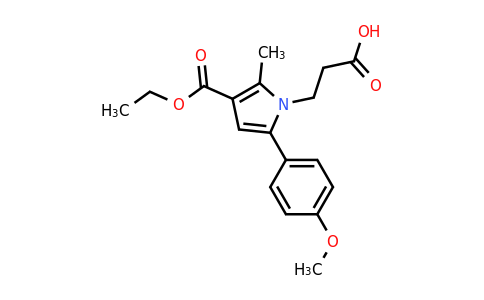 CAS 853104-97-9 | 3-(3-(Ethoxycarbonyl)-5-(4-methoxyphenyl)-2-methyl-1H-pyrrol-1-yl)propanoic acid