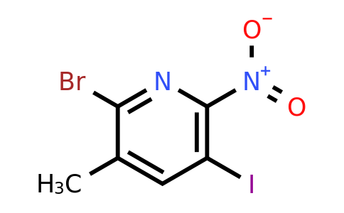 CAS 853207-10-0 | 2-bromo-5-iodo-3-methyl-6-nitro-pyridine