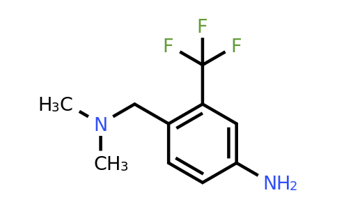 CAS 853297-25-3 | 4-[(Dimethylamino)methyl]-3-(trifluoromethyl)aniline
