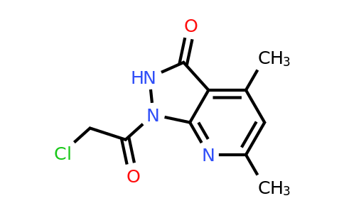 CAS 853574-46-6 | 1-(2-chloroacetyl)-4,6-dimethyl-1H,2H,3H-pyrazolo[3,4-b]pyridin-3-one