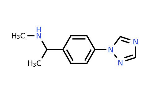 CAS 853574-50-2 | methyl({1-[4-(1H-1,2,4-triazol-1-yl)phenyl]ethyl})amine