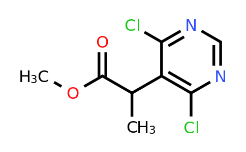 CAS 853680-81-6 | Methyl 2-(4,6-dichloropyrimidin-5-yl)propanoate