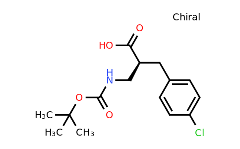 CAS 853681-17-1 | (S)-2-(Tert-butoxycarbonylamino-methyl)-3-(4-chloro-phenyl)-propionic acid