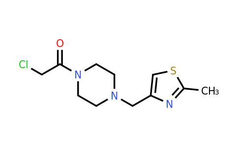 CAS 853723-87-2 | 2-chloro-1-{4-[(2-methyl-1,3-thiazol-4-yl)methyl]piperazin-1-yl}ethan-1-one