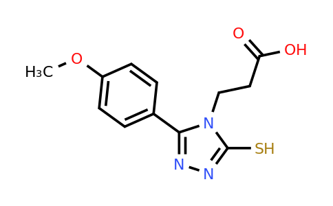 CAS 853723-95-2 | 3-[3-(4-methoxyphenyl)-5-sulfanyl-4H-1,2,4-triazol-4-yl]propanoic acid