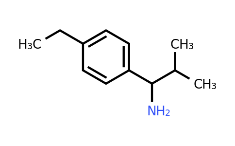 CAS 853724-04-6 | 1-(4-ethylphenyl)-2-methylpropan-1-amine