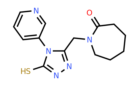 CAS 853725-38-9 | 1-{[4-(pyridin-3-yl)-5-sulfanyl-4H-1,2,4-triazol-3-yl]methyl}azepan-2-one