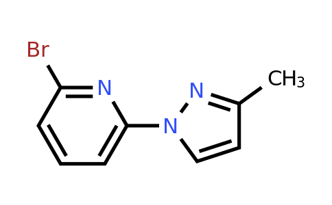 CAS 853748-41-1 | 2-Bromo-6-(3-methyl-1H-pyrazol-1-YL)pyridine