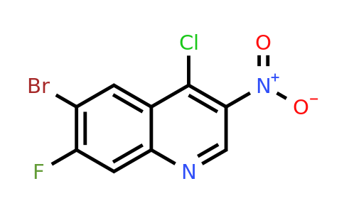 CAS 853908-81-3 | 6-Bromo-4-chloro-7-fluoro-3-nitroquinoline