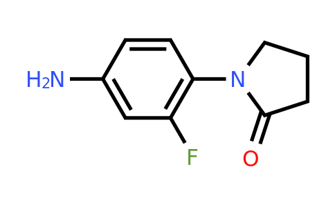 CAS 853910-13-1 | 1-(4-Amino-2-fluorophenyl)pyrrolidin-2-one