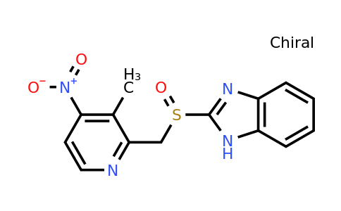 CAS 853950-79-5 | (S)-2-(((3-Methyl-4-nitropyridin-2-yl)methyl)sulfinyl)-1H-benzo[d]imidazole