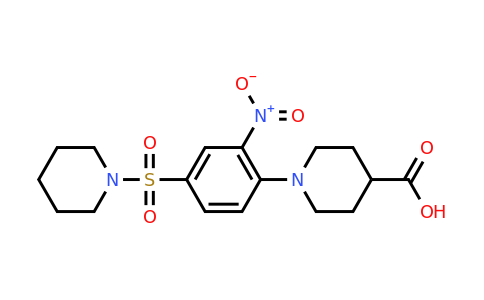 CAS 854035-95-3 | 1-[2-nitro-4-(piperidine-1-sulfonyl)phenyl]piperidine-4-carboxylic acid