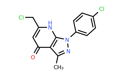 CAS 854036-08-1 | 6-(chloromethyl)-1-(4-chlorophenyl)-3-methyl-1H,4H,7H-pyrazolo[3,4-b]pyridin-4-one