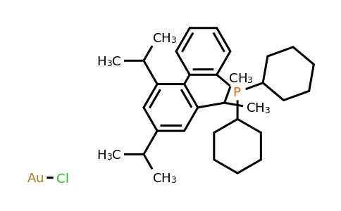 CAS 854045-94-6 | 2-Dicyclohexylphosphino-2',4',6'-triisopropylbiphenyl gold(I) chloride