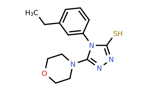 CAS 854137-58-9 | 4-(3-ethylphenyl)-5-(morpholin-4-yl)-4H-1,2,4-triazole-3-thiol