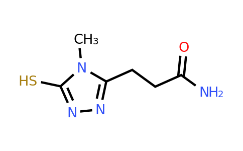 CAS 854137-67-0 | 3-(4-methyl-5-sulfanyl-4H-1,2,4-triazol-3-yl)propanamide