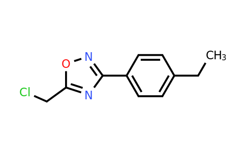 CAS 854137-69-2 | 5-(chloromethyl)-3-(4-ethylphenyl)-1,2,4-oxadiazole