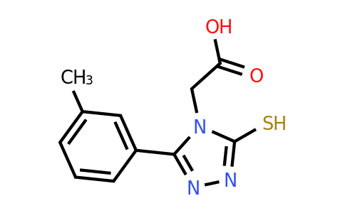 CAS 854137-72-7 | 2-[3-(3-methylphenyl)-5-sulfanyl-4H-1,2,4-triazol-4-yl]acetic acid