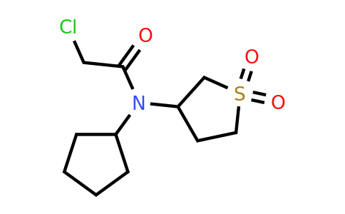 CAS 854137-78-3 | 2-chloro-N-cyclopentyl-N-(1,1-dioxo-1λ⁶-thiolan-3-yl)acetamide