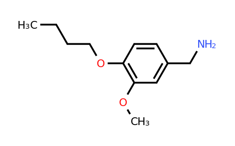 CAS 854180-43-1 | (4-Butoxy-3-methoxyphenyl)methanamine