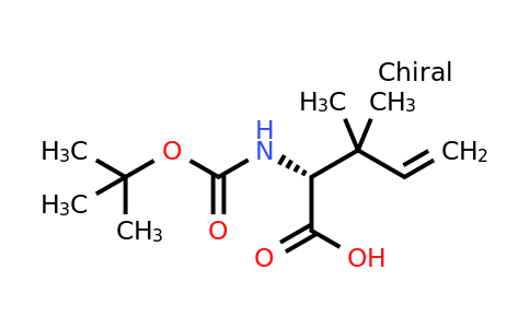 CAS 854250-89-8 | (R)-2-((tert-Butoxycarbonyl)amino)-3,3-dimethylpent-4-enoic acid